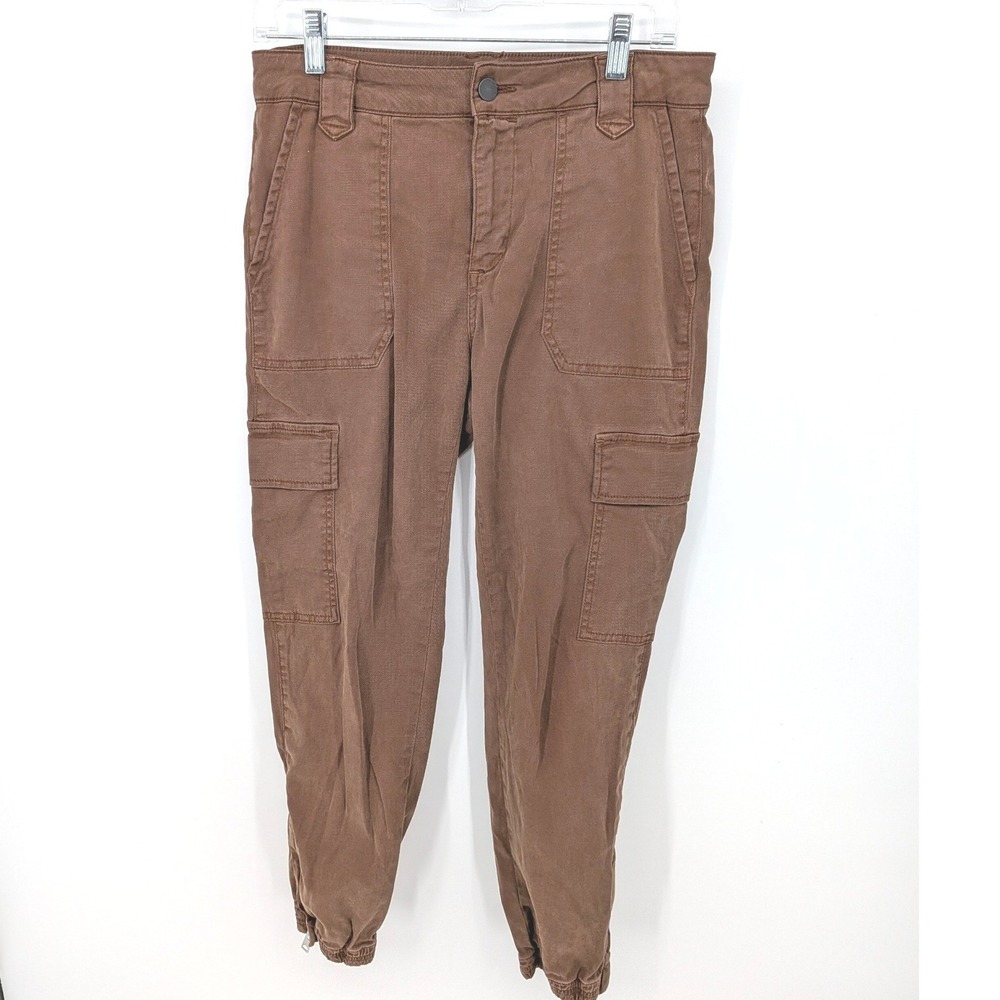 AllSaints Frieda Jogger Utility Cargo Women 6 Brown Lyocell Blend Pockets Casual